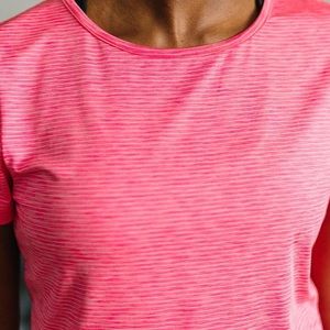 Zyia Active Short Sleeve tee shirt, XL flamingo pink